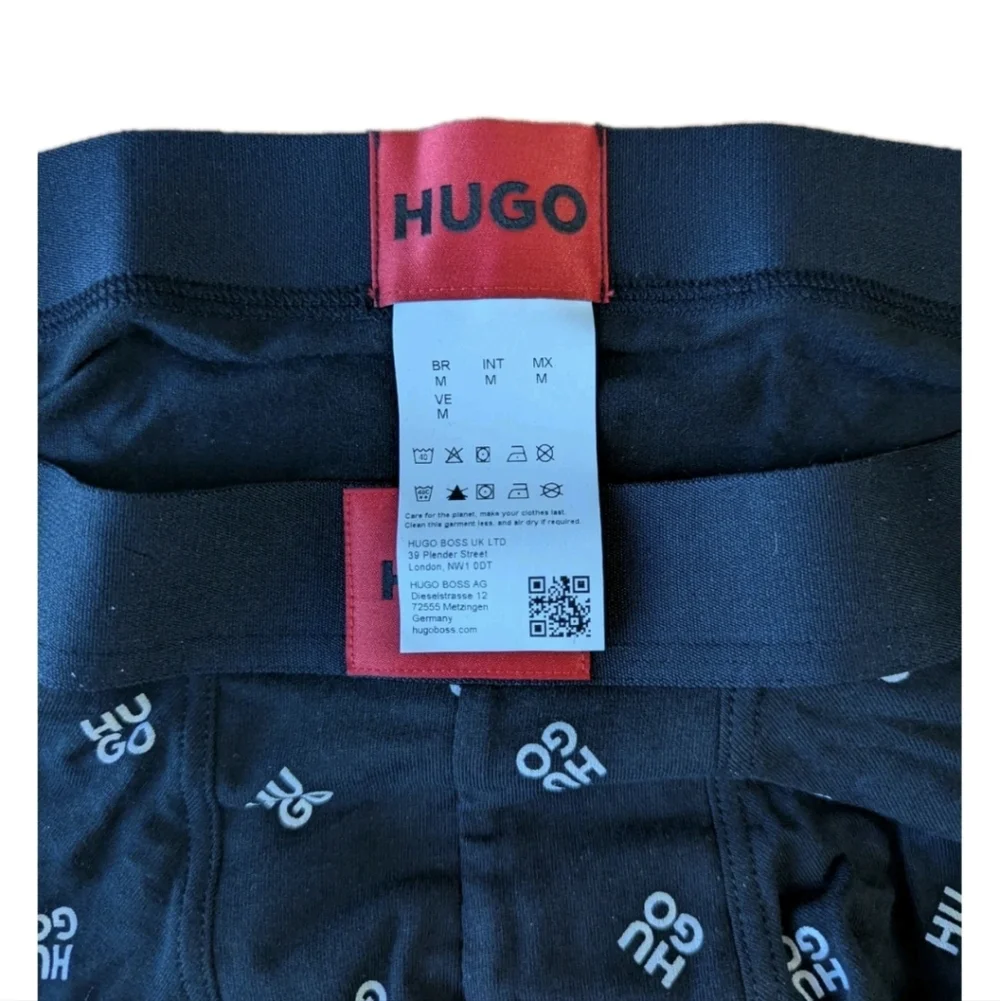 HUGO By Hugo Boss Coal With White Screenprint Medium NIB